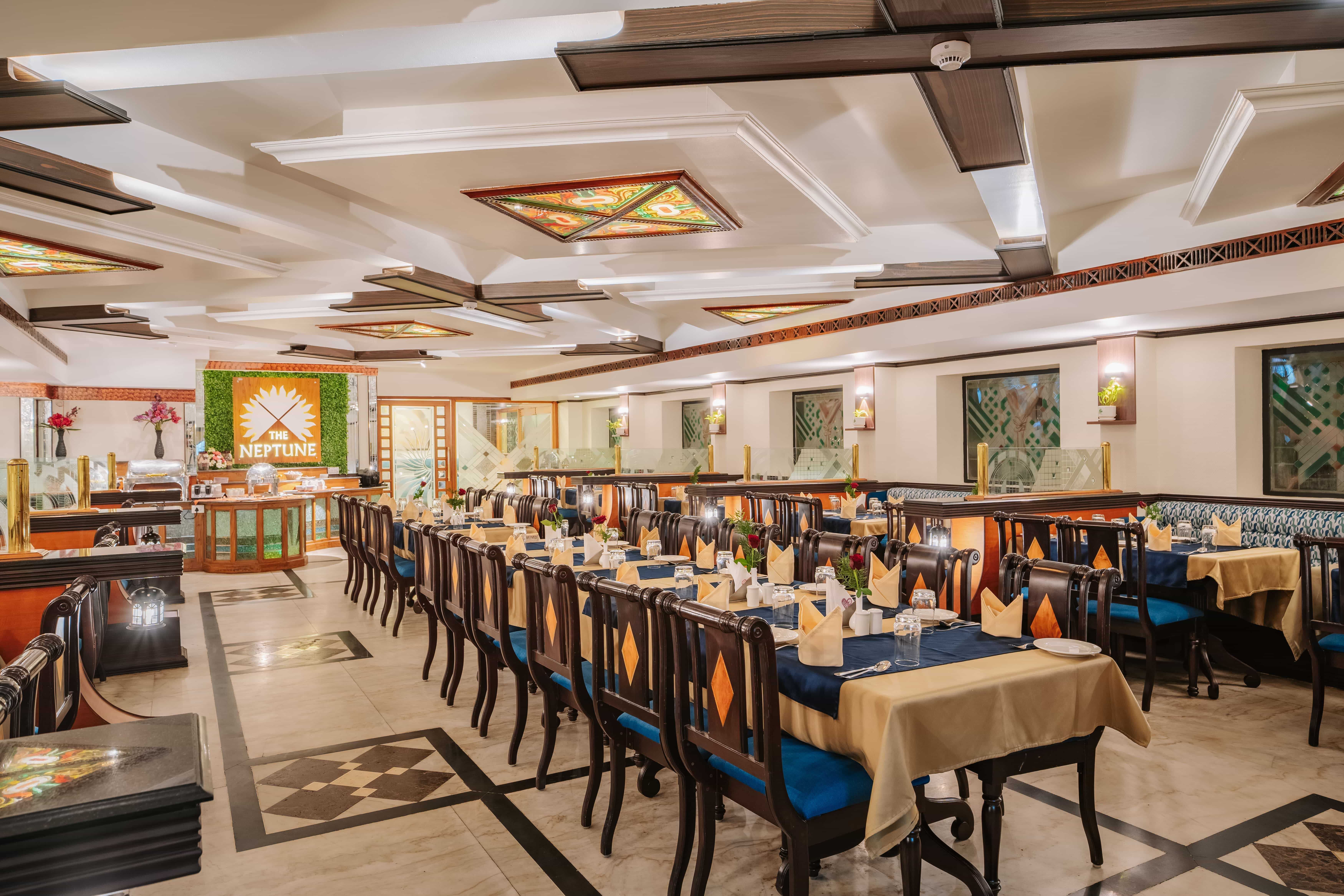 Neptune Restaurant Seating