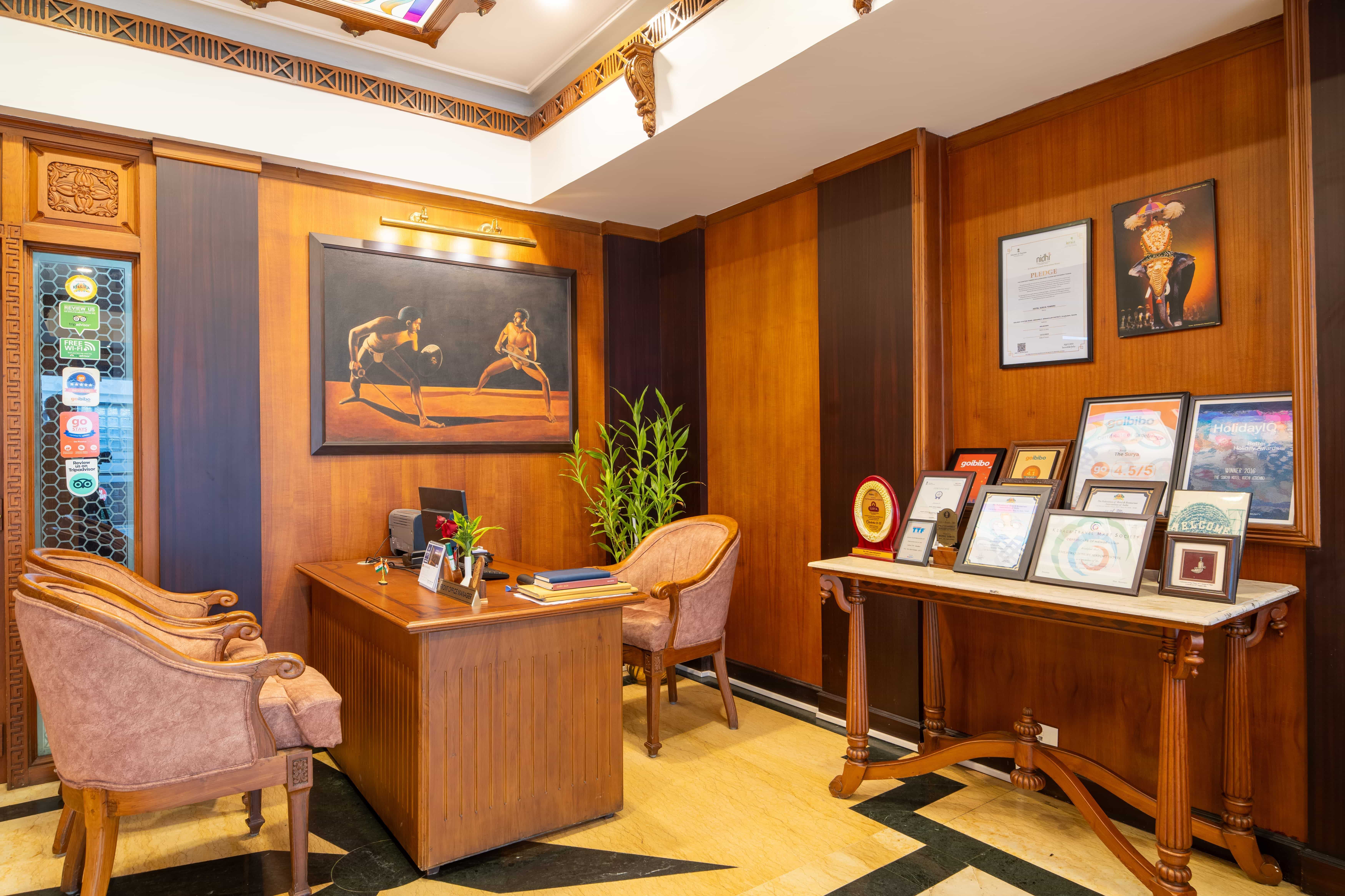 Surya Hotel Reception
